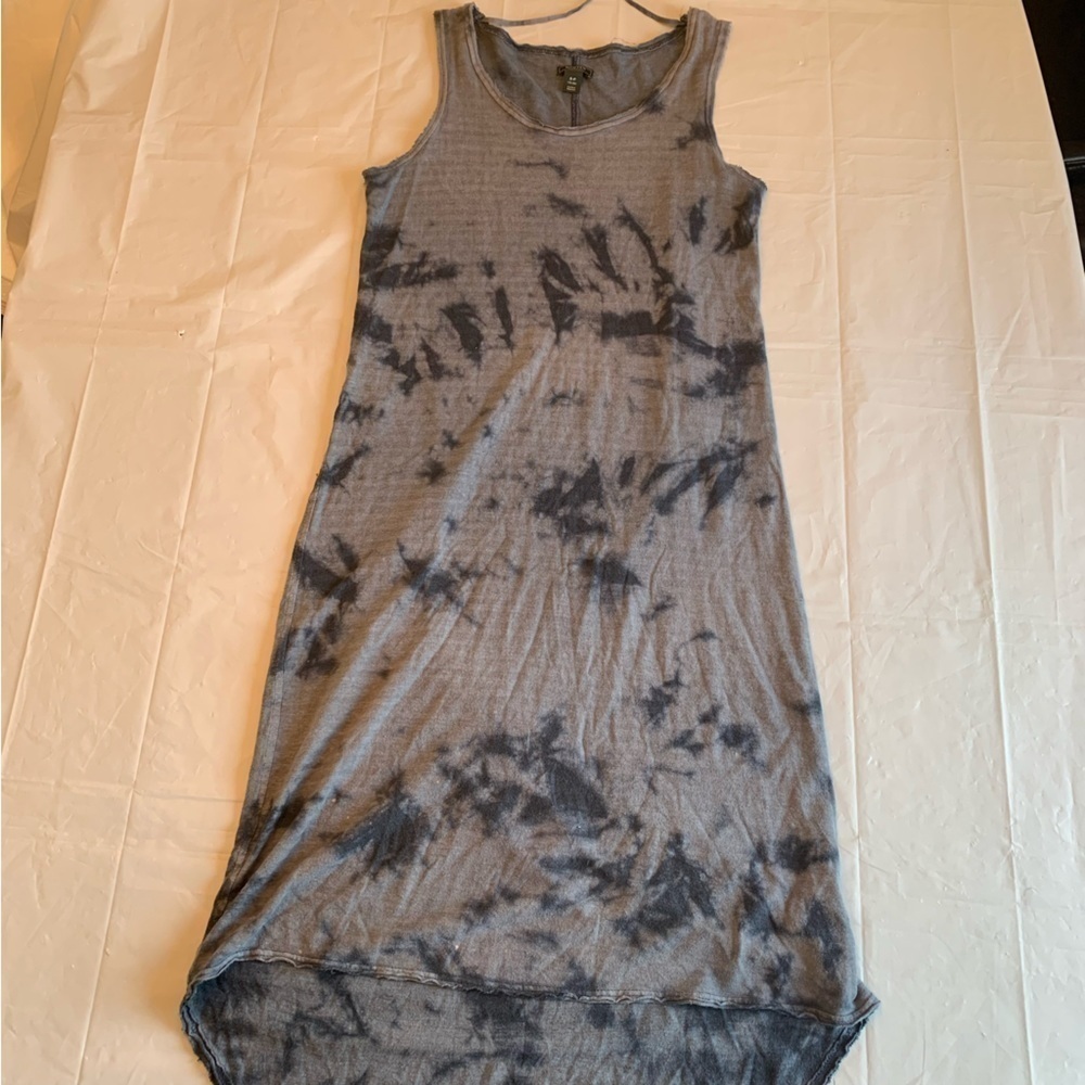 🌼 ROOTS Grey Tie-Dye Dress - Women’s Size Small 🌼 - Picture 6 of 14